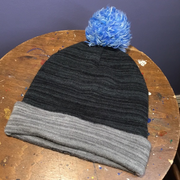 Rock ON beanie toboggan Pom Pom winter cap kids themed hat - Picture 4 of 9